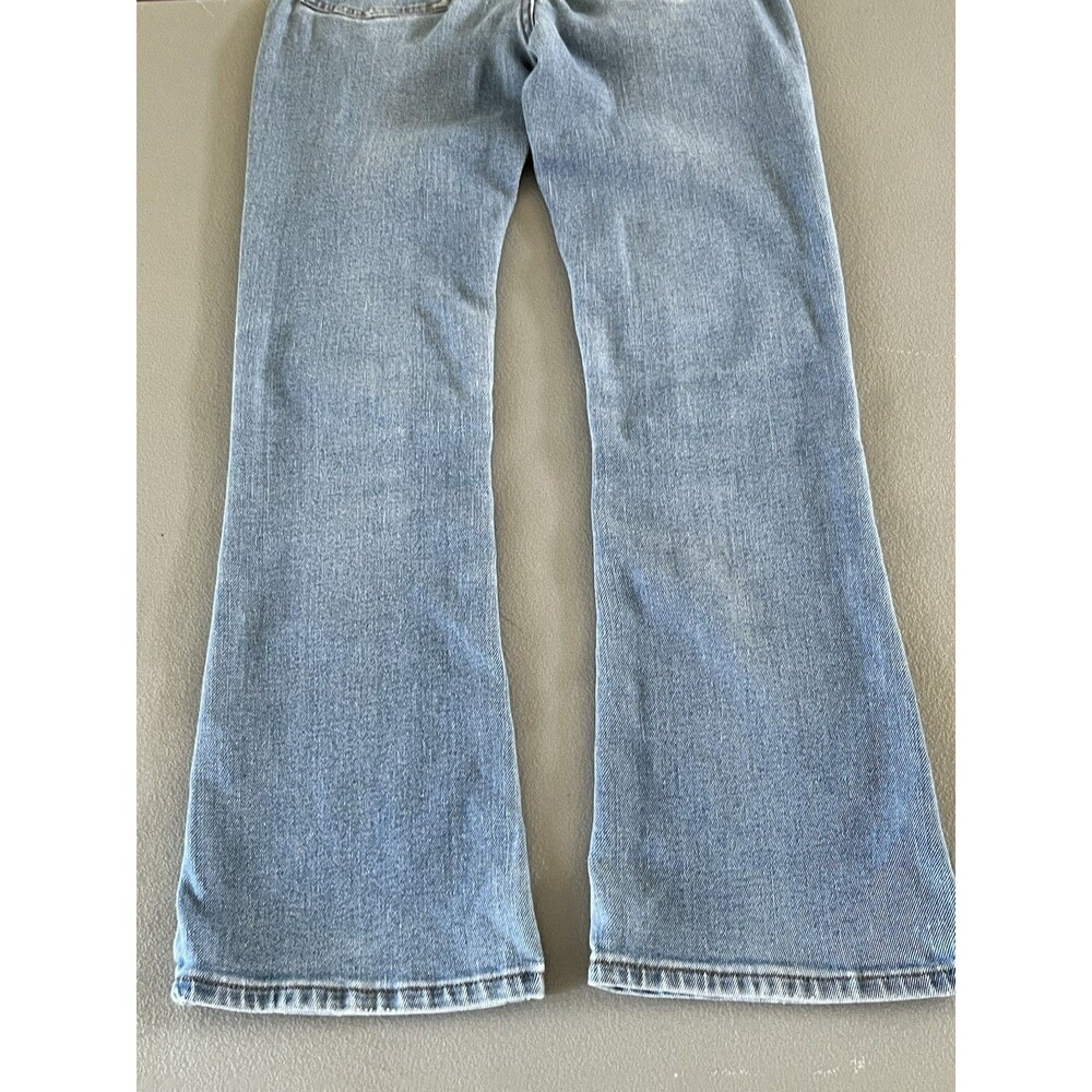 Levi’s 726 Girls High Rise Flare Jeans Light Wash Denim Kids Sz 12 Cowgirl 70’s - Picture 11 of 11